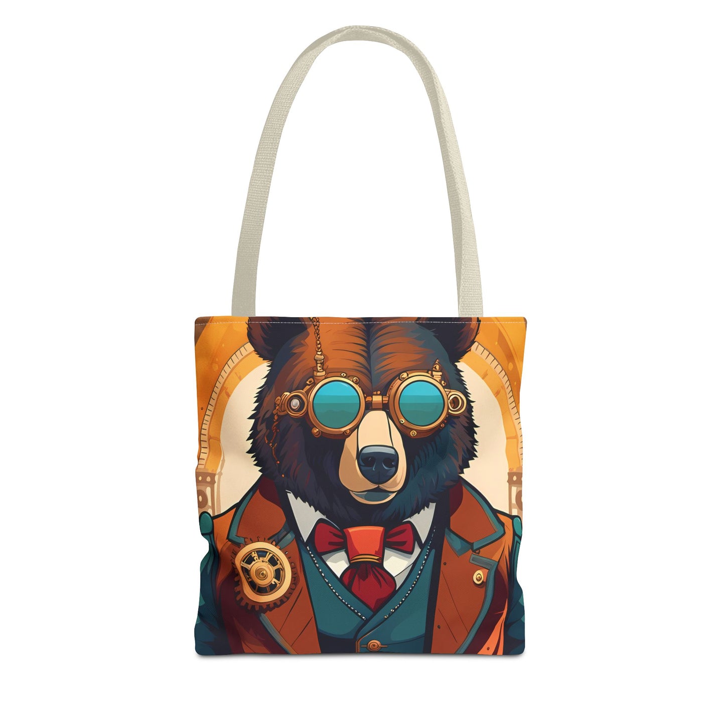 Steampunk Bear Tote Bag