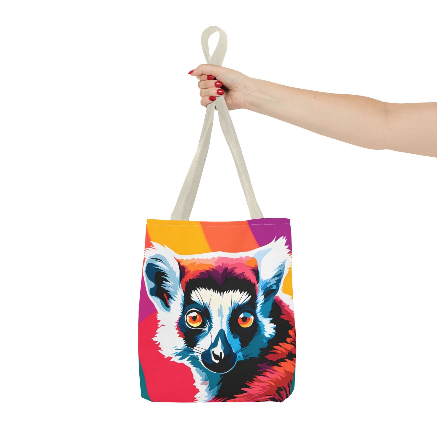 Vivid Lemur Tote Bag