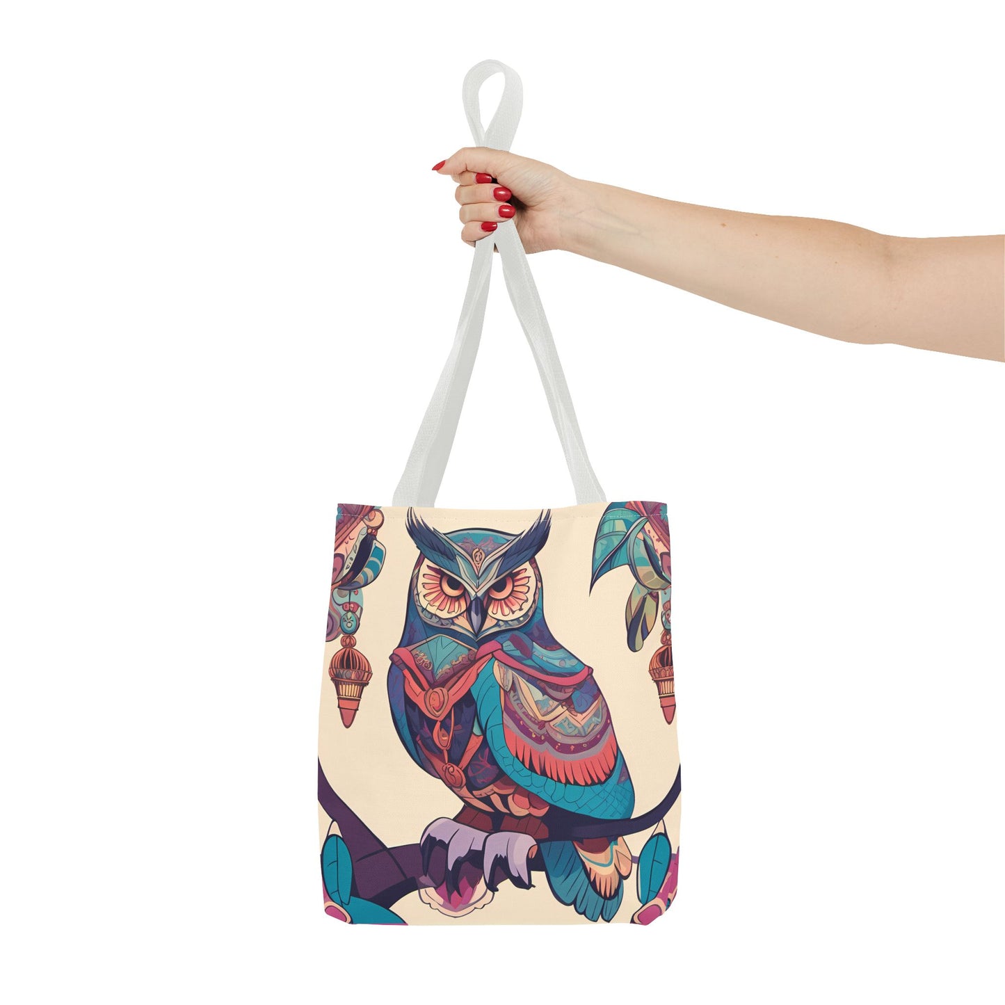 Bohemian Owl Tote Bag