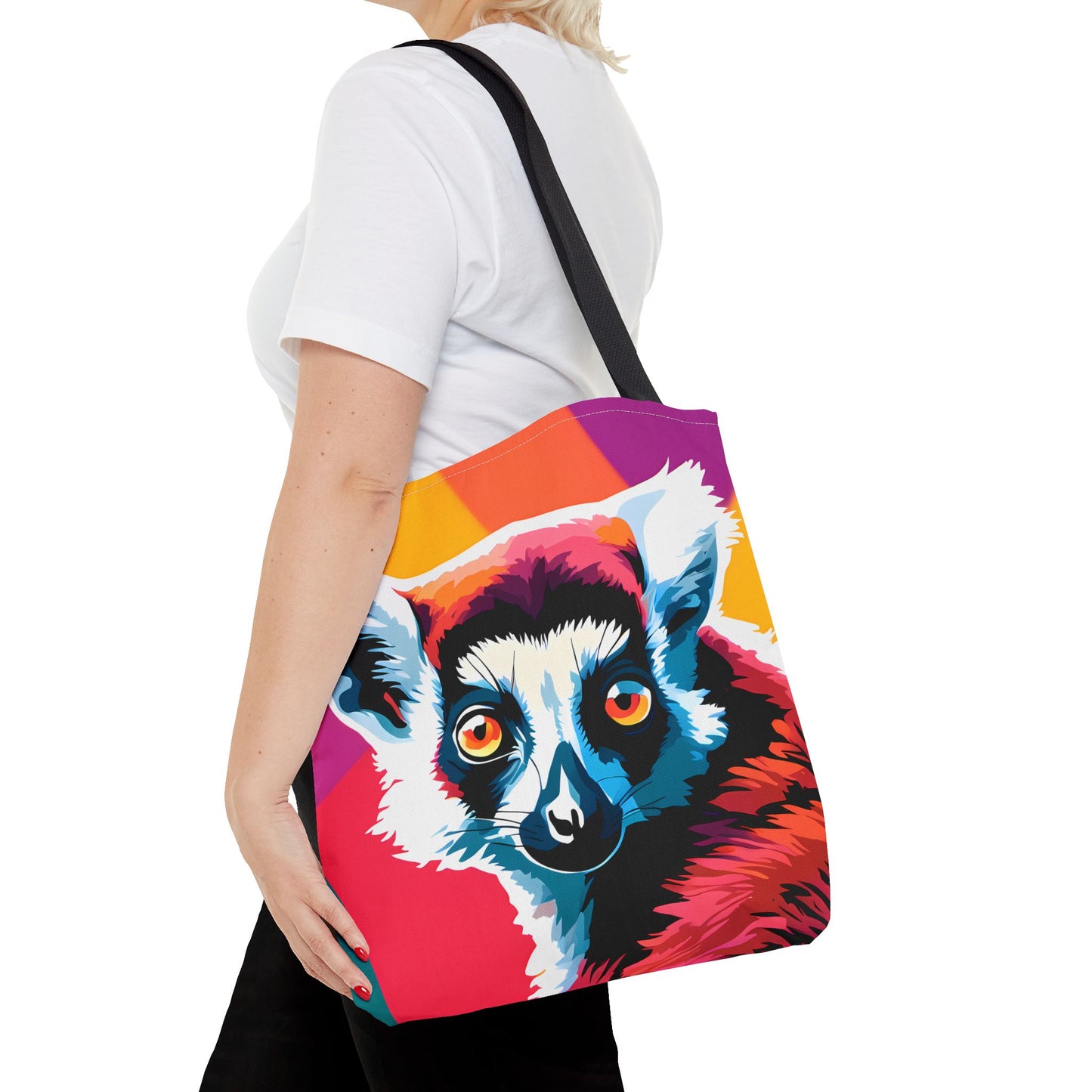 Vivid Lemur Tote Bag