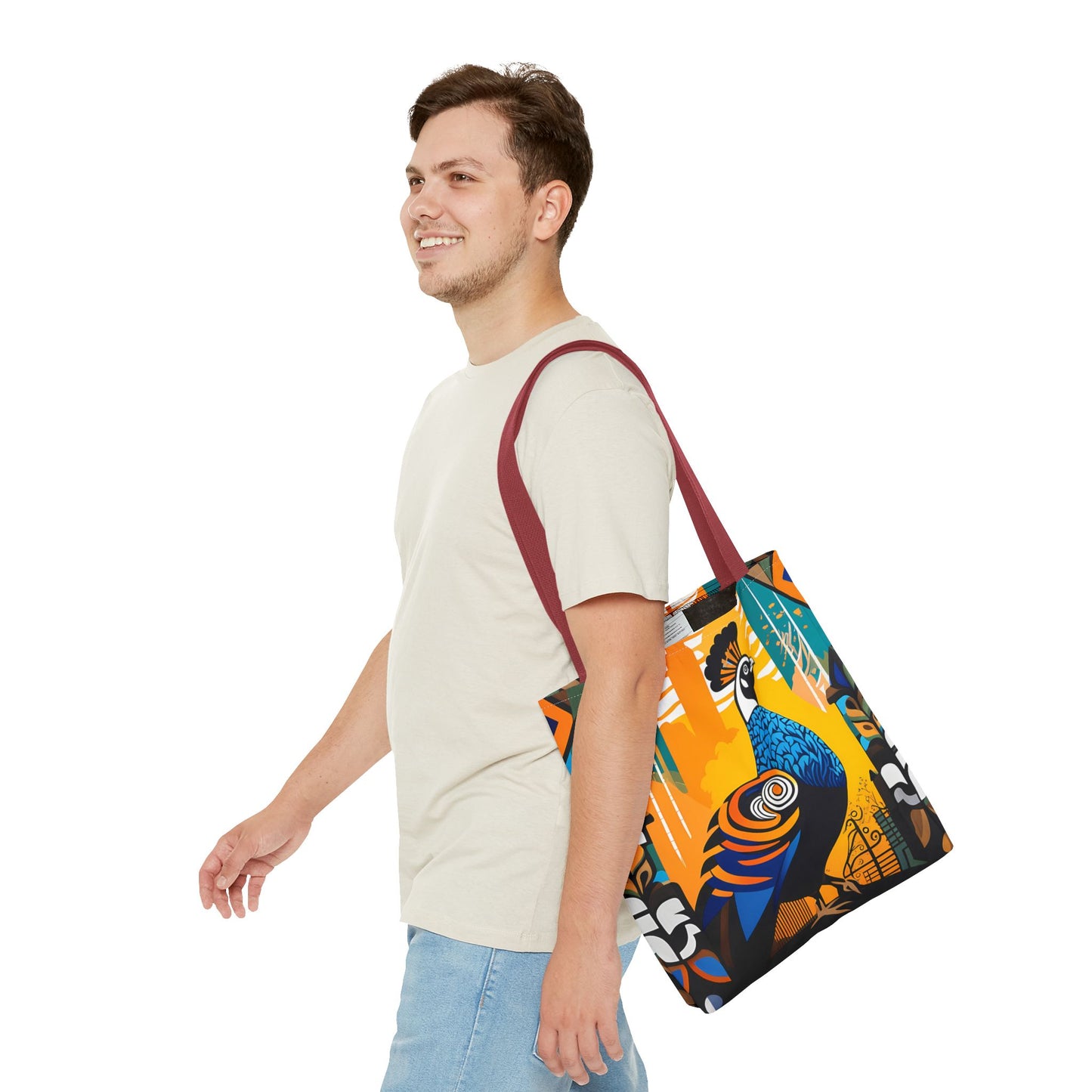 Graffiti Guineafowl Tote Bag
