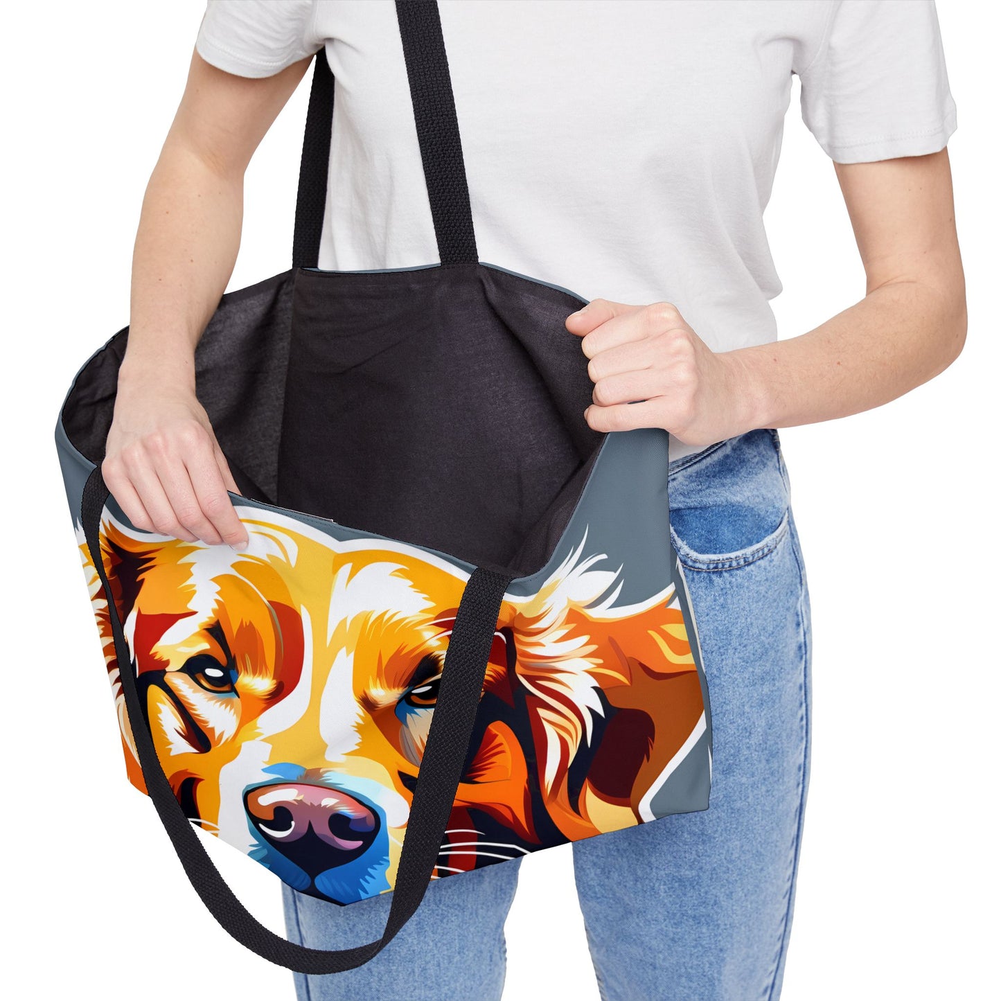Golden Retriever Dog Tote Bag